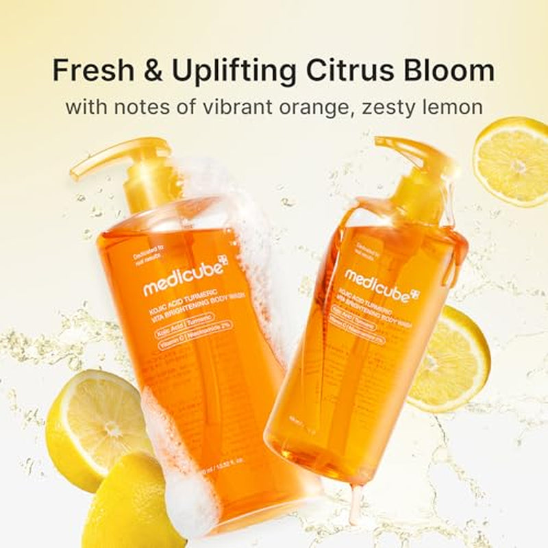 Kojic Brightening Body Care Duo - Body Peel Shot & Body Wash