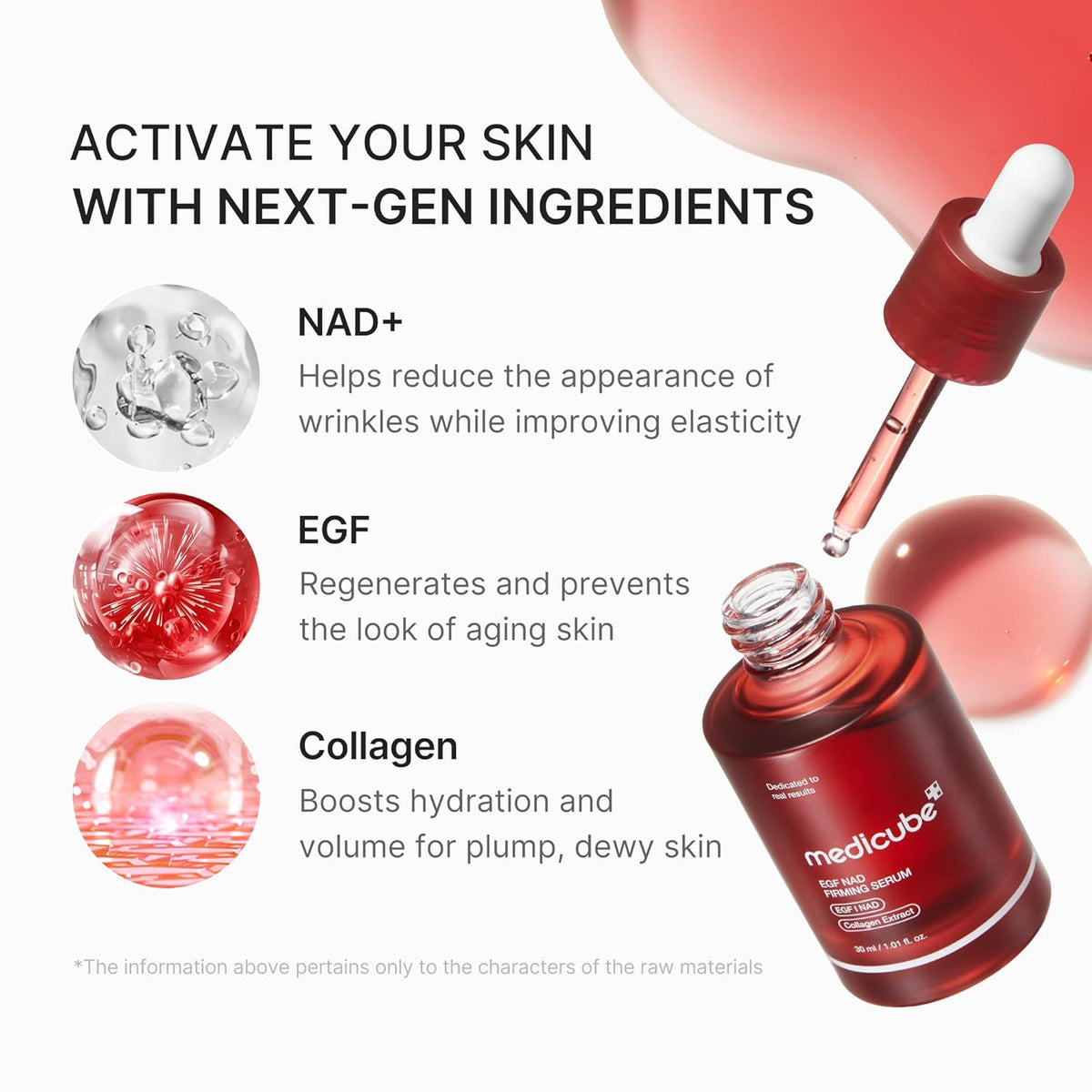 NAD EGF Firming Serum for Face & Body, Elasticity & Anti-Aging